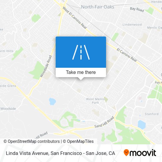 Linda Vista Avenue map