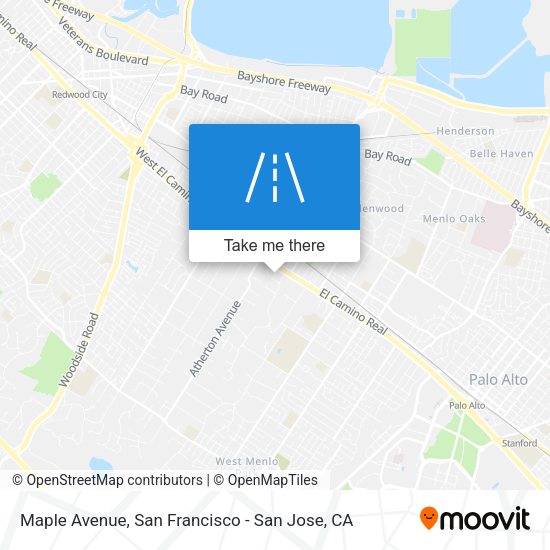 Mapa de Maple Avenue