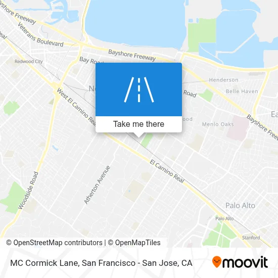 MC Cormick Lane map