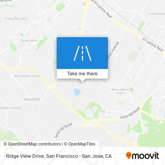Ridge View Drive map