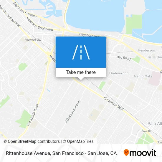 Rittenhouse Avenue map