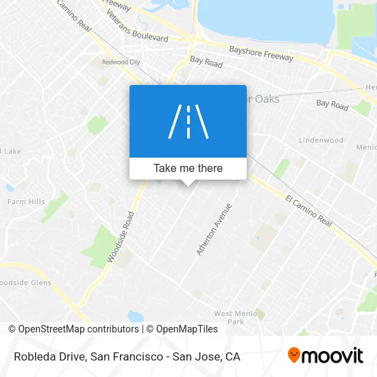 Mapa de Robleda Drive