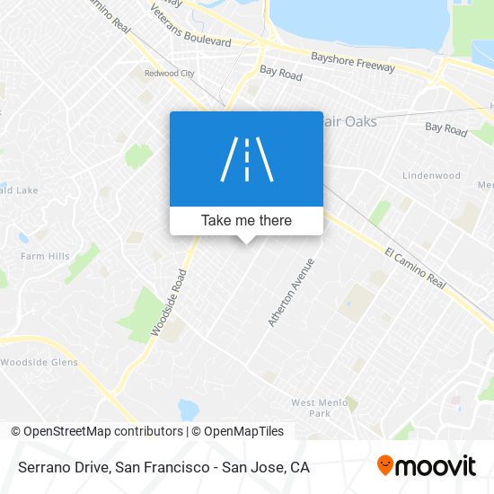 Serrano Drive map