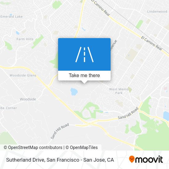 Sutherland Drive map