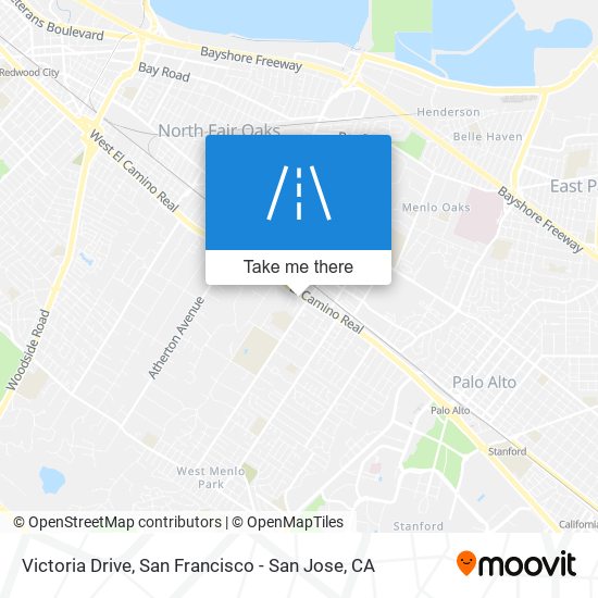 Victoria Drive map