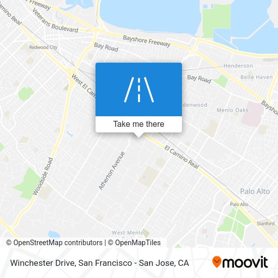 Mapa de Winchester Drive