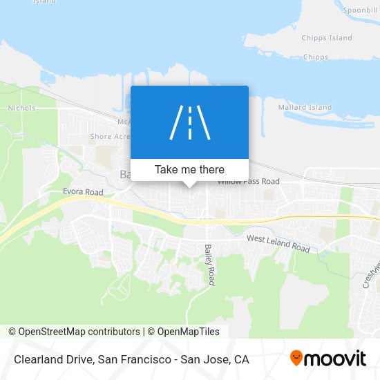 Mapa de Clearland Drive