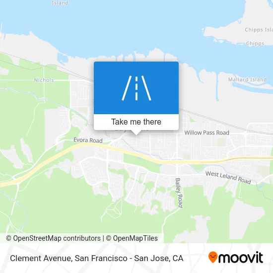 Clement Avenue map