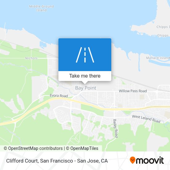 Mapa de Clifford Court