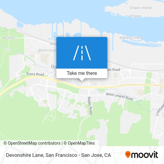 Mapa de Devonshire Lane