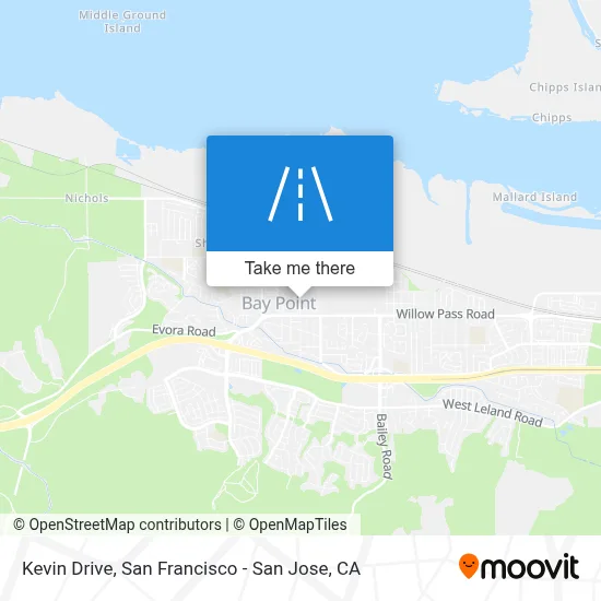 Kevin Drive map