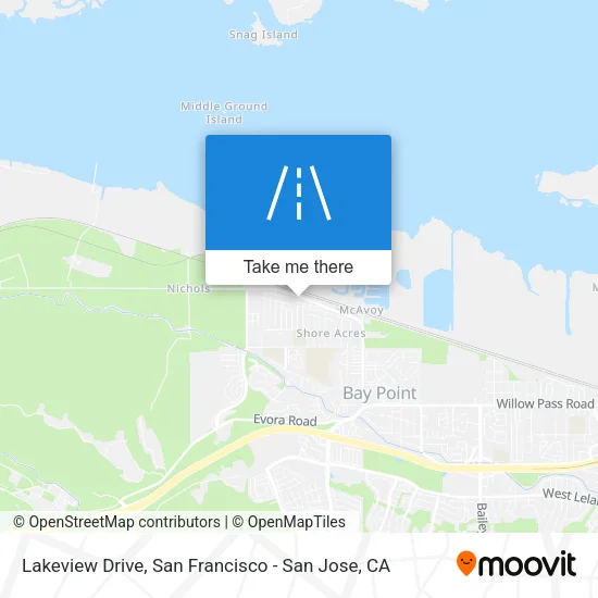 Mapa de Lakeview Drive