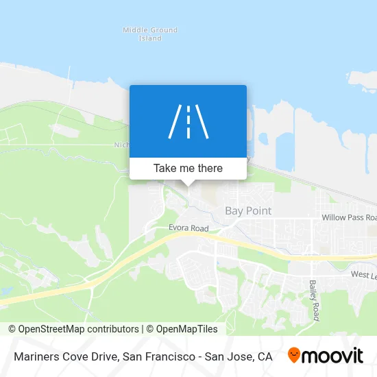 Mariners Cove Drive map