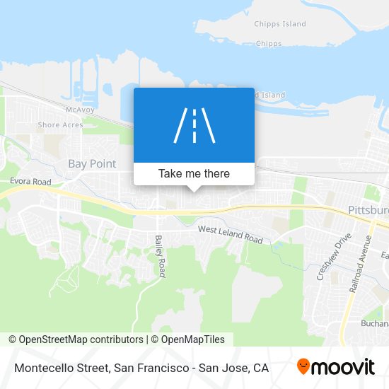 Montecello Street map