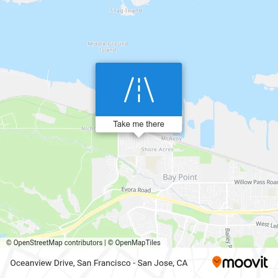 Oceanview Drive map