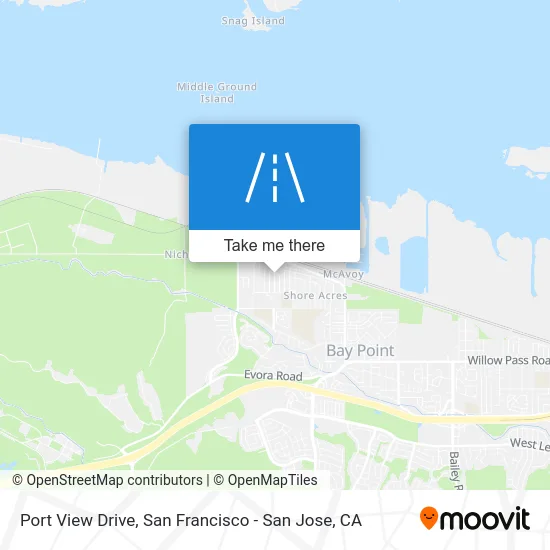 Port View Drive map