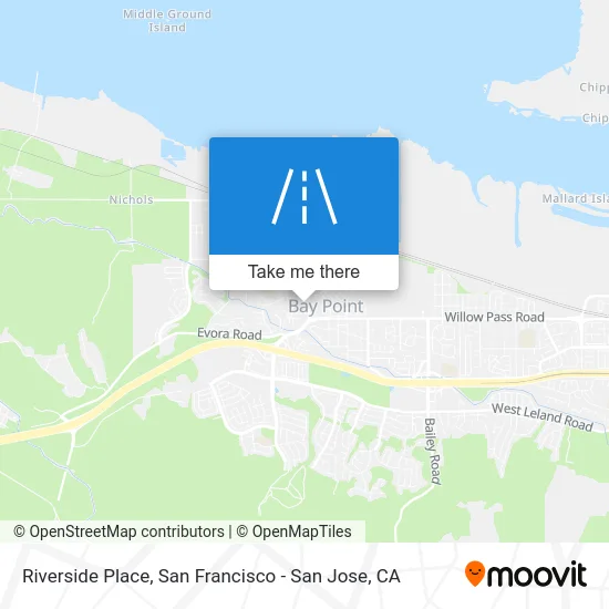 Riverside Place map