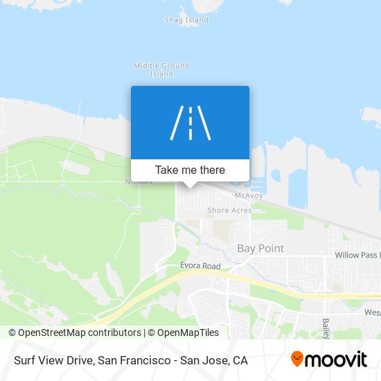 Surf View Drive map