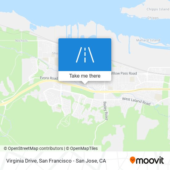 Mapa de Virginia Drive