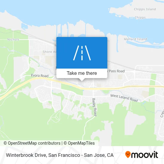 Winterbrook Drive map