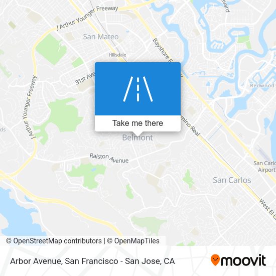 Mapa de Arbor Avenue