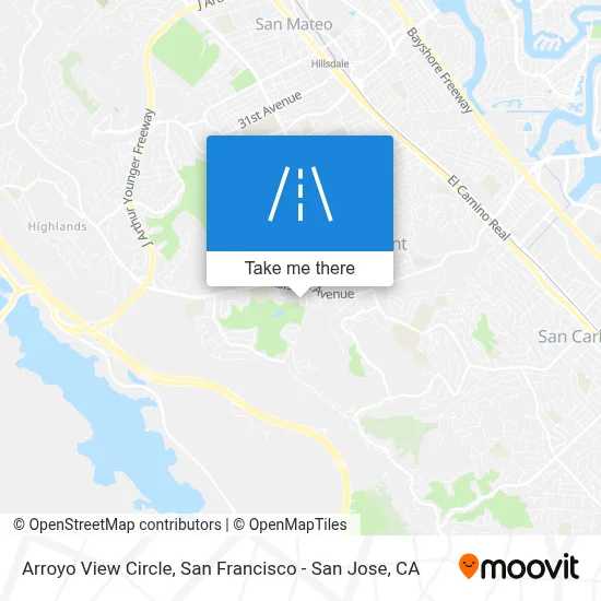 Arroyo View Circle map