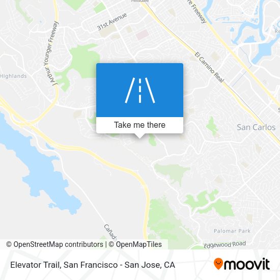 Mapa de Elevator Trail