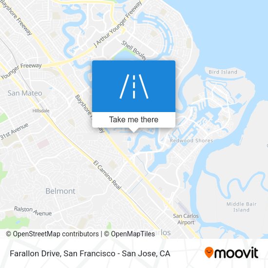 Mapa de Farallon Drive