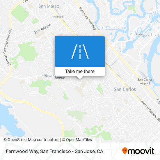 Fernwood Way map