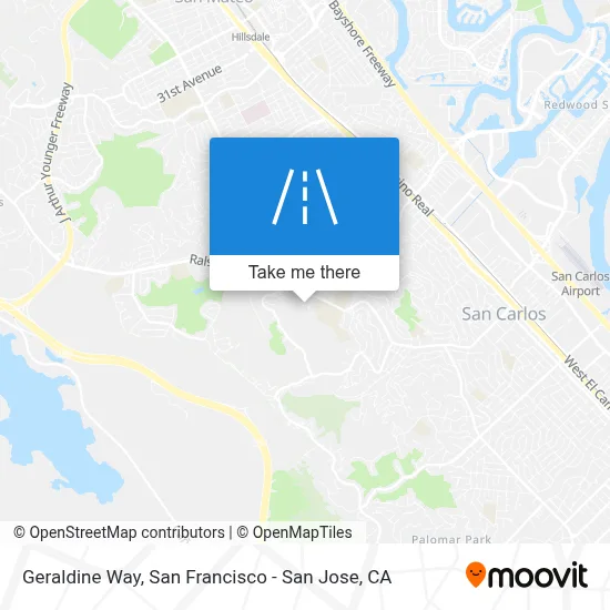 Geraldine Way map