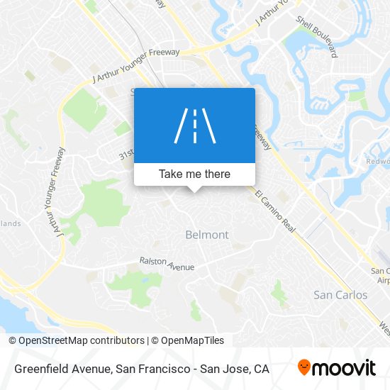 Greenfield Avenue map