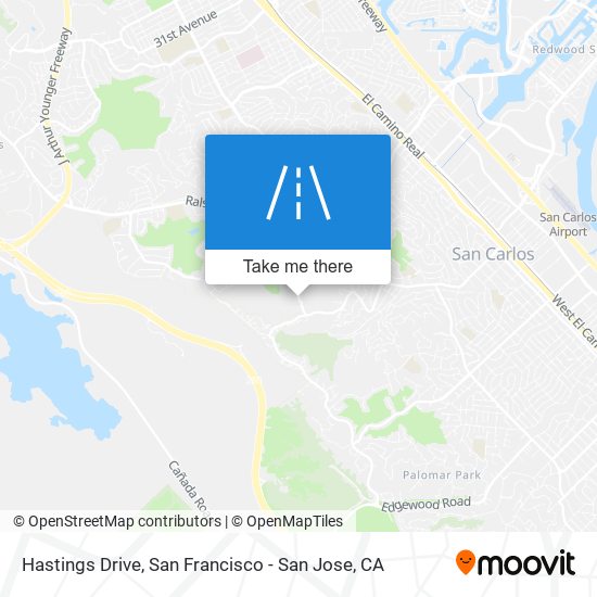 Mapa de Hastings Drive