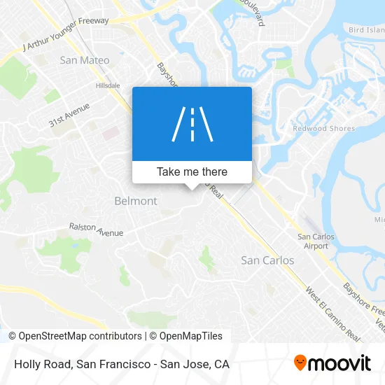 Holly Road map