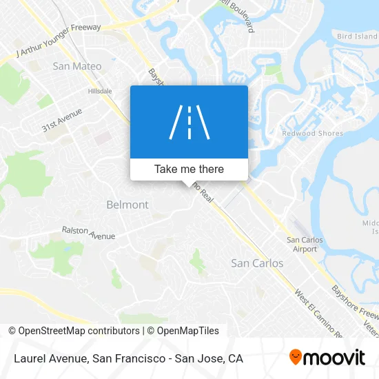 Laurel Avenue map