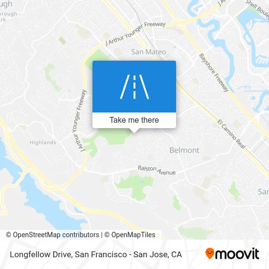 Longfellow Drive map