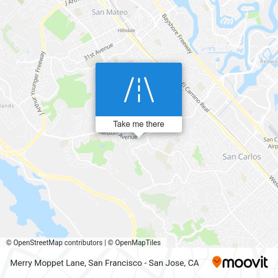 Mapa de Merry Moppet Lane