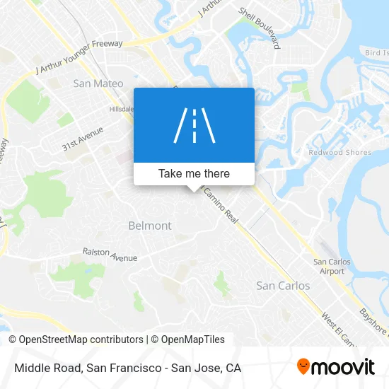 Middle Road map