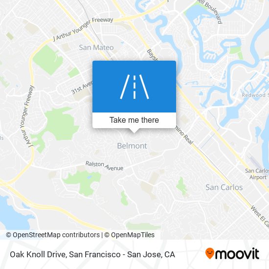 Mapa de Oak Knoll Drive