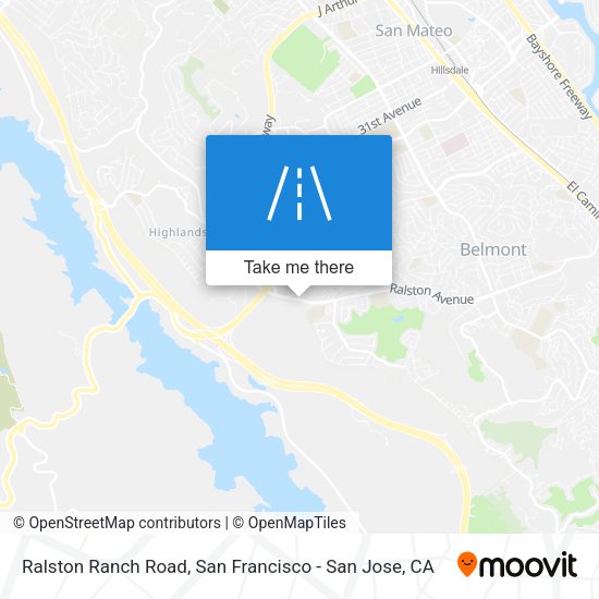 Ralston Ranch Road map