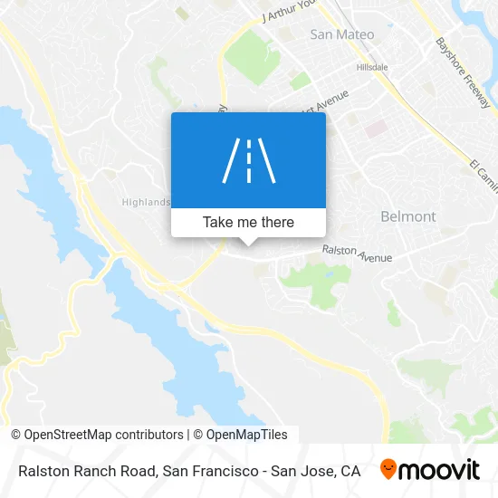 Ralston Ranch Road map