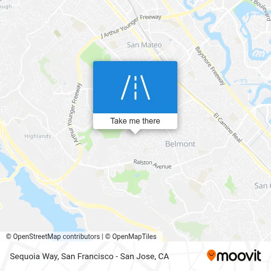 Sequoia Way map