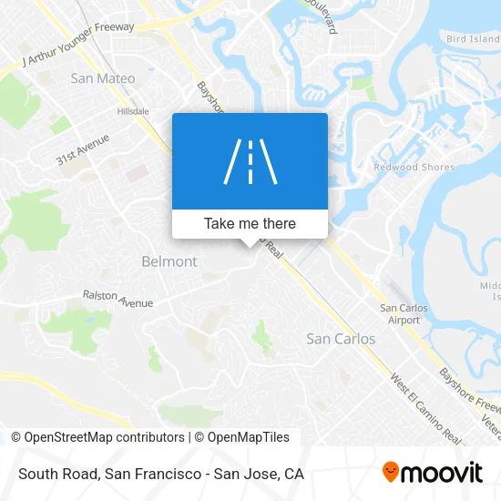 South Road map
