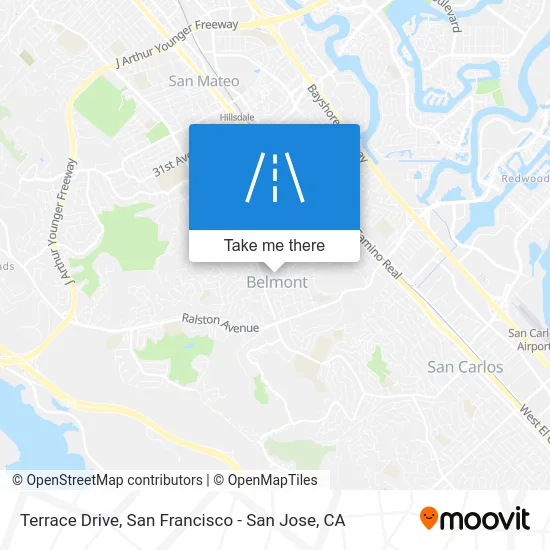 Terrace Drive map