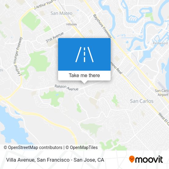 Mapa de Villa Avenue