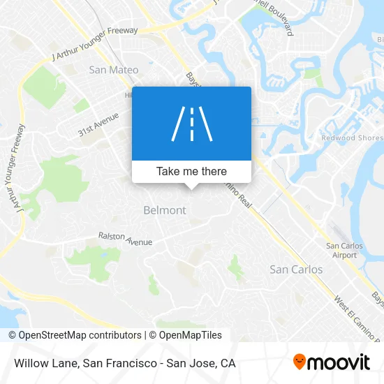 Willow Lane map