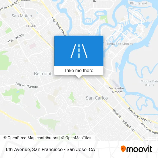 6th Avenue map