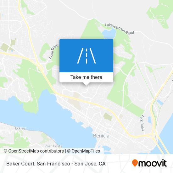 Mapa de Baker Court