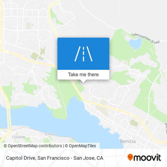 Capitol Drive map