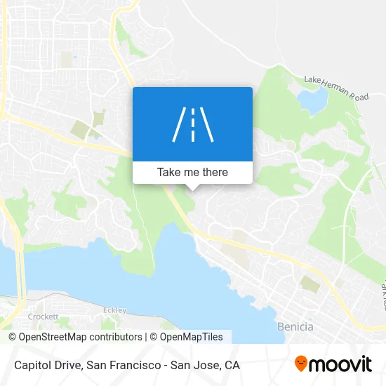 Capitol Drive map