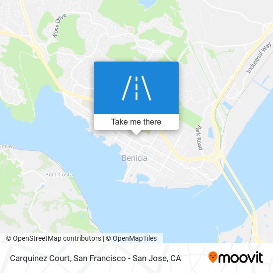 Carquinez Court map